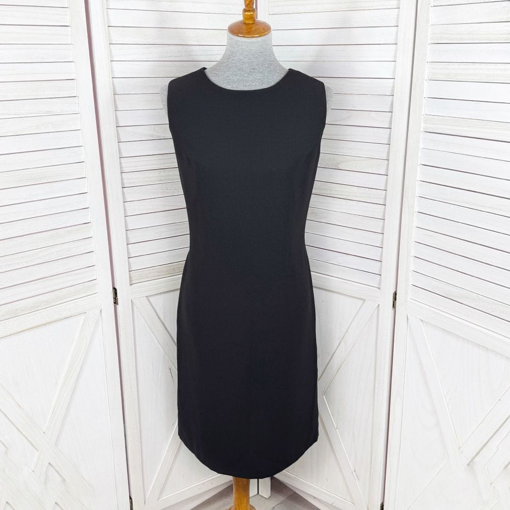 Plaza South Sleeveless Sheath Dress Black‎ Size 10 Career Office
